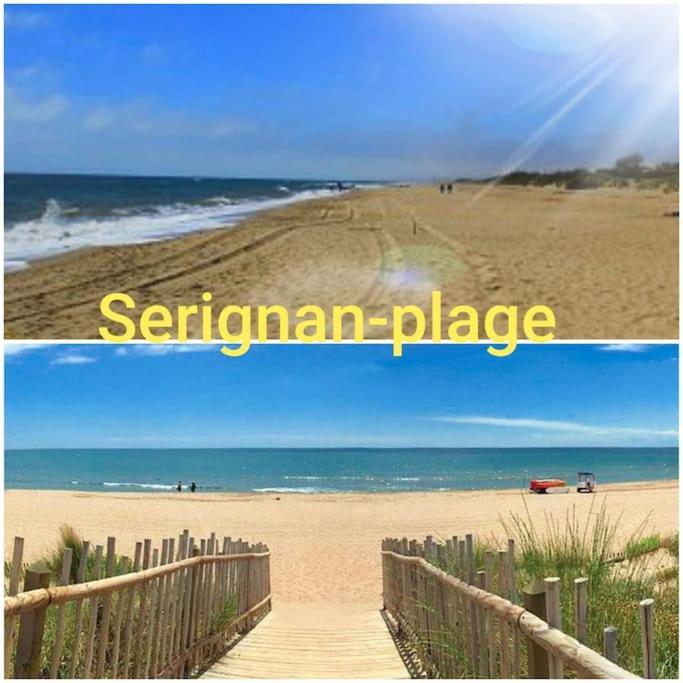 Un Bol D'Air Frais Et De Soleil Entre Campagne Et Plage Villa Béziers Buitenkant foto